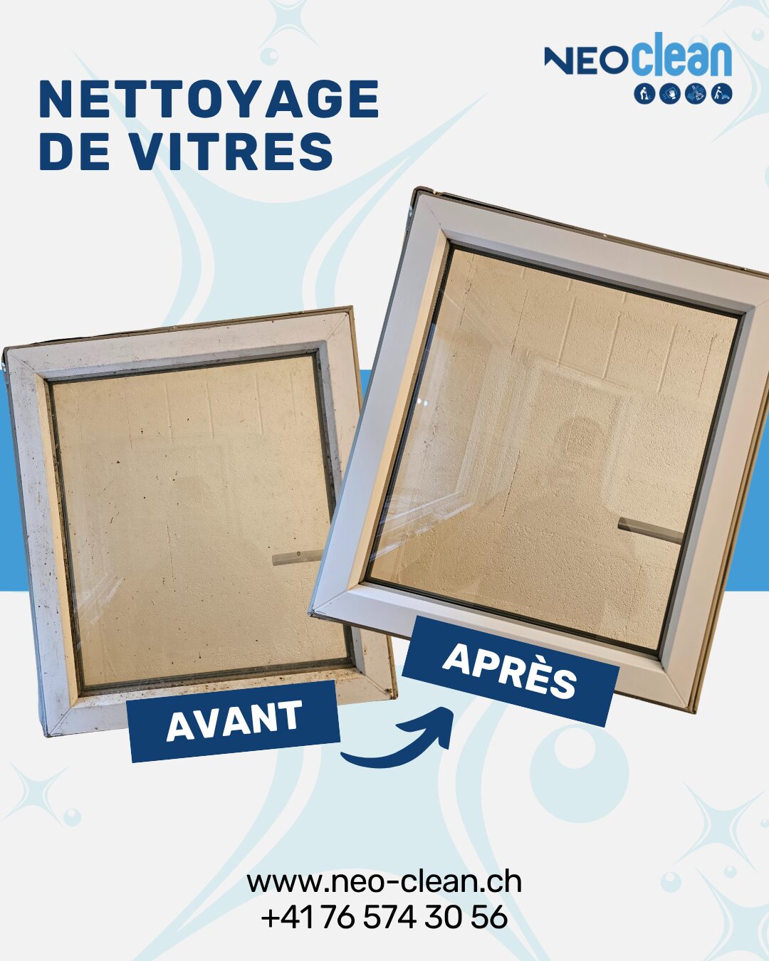 Nettoyage de vitres